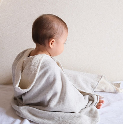 Claire Blue Hooded Baby Towel | Kontex | Miss Arthur | Home Goods | Tasmania
