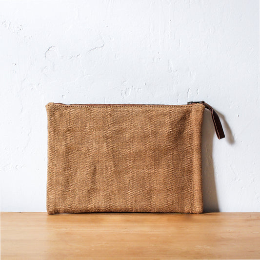 Woven Waxed Jute Pouch Small | Fair Go Trading | Miss Arthur | Home Goods | Tasmania