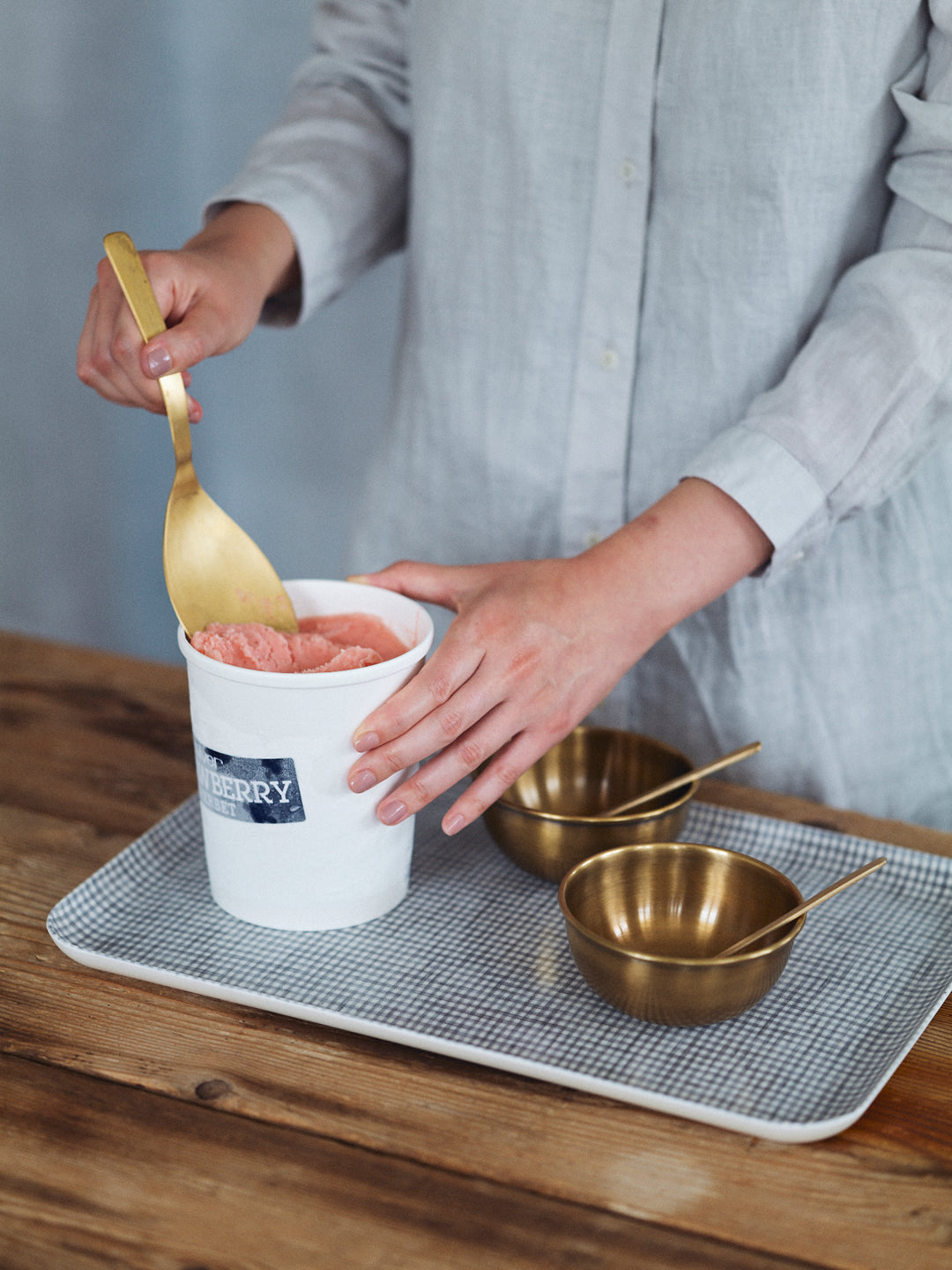 Fog Linen Work Brass Serving Spoon | Fog Linen Work | Miss Arthur | Home Goods | Tasmania
