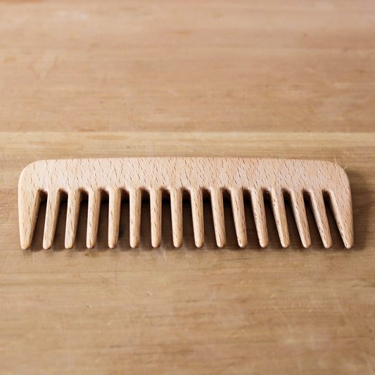 Beechwood Wide Tooth Comb | Kellerbursten | Miss Arthur | Home Goods | Tasmania