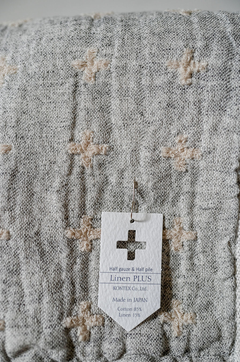 Kontex Linen Plus Hand Towel Grey | Kontex | Miss Arthur | Home Goods | Tasmania