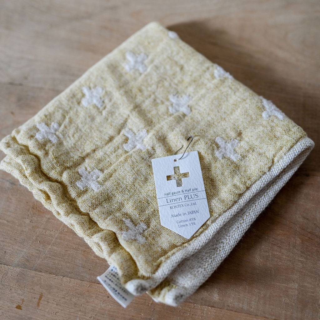 Kontex Linen Plus Wash Cloth Yellow | Kontex | Miss Arthur | Home Goods | Tasmania