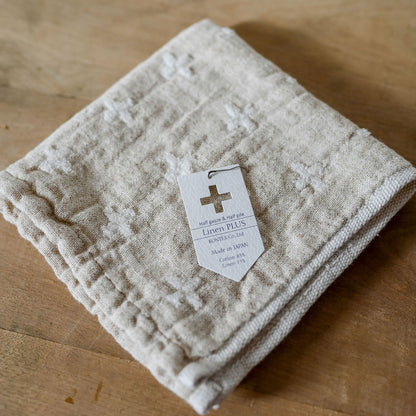 Kontex Linen Plus Wash Cloth Beige | Kontex | Miss Arthur | Home Goods | Tasmania