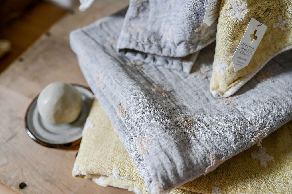 Kontex Linen Plus Bath Towel Grey | Kontex | Miss Arthur | Home Goods | Tasmania