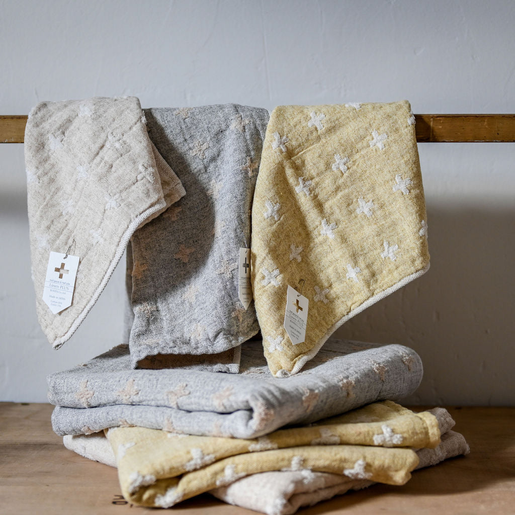 Kontex Linen Plus Wash Cloth Grey | Kontex | Miss Arthur | Home Goods | Tasmania
