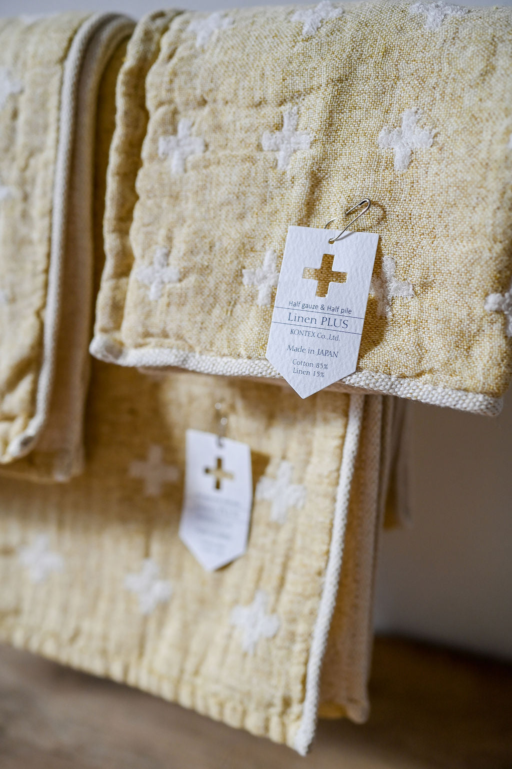 Kontex Linen Plus  Hand Towel Yellow | Kontex | Miss Arthur | Home Goods | Tasmania