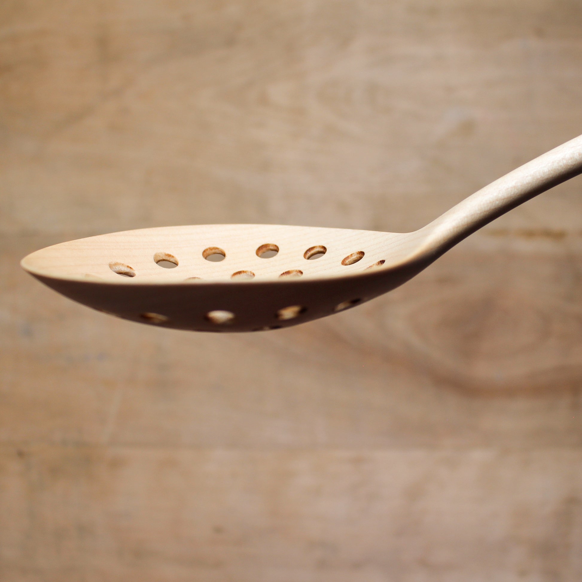 Hand Carved Wooden Strainer Maple | Marini | Miss Arthur | Home Goods | Tasmania