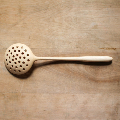 Hand Carved Wooden Strainer Maple | Marini | Miss Arthur | Home Goods | Tasmania