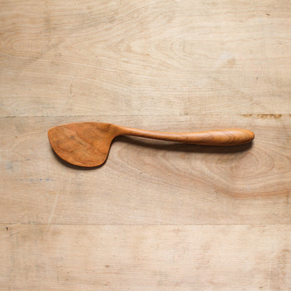 Hand Carved Wooden Wok Spatula Apricot Wood | Marini | Miss Arthur | Home Goods | Tasmania