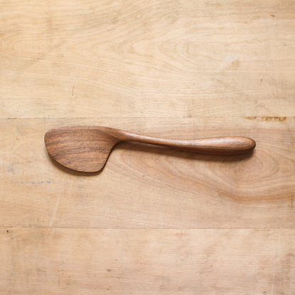 Hand Carved Wooden Wok Spatula Walnut | Marini | Miss Arthur | Home Goods | Tasmania