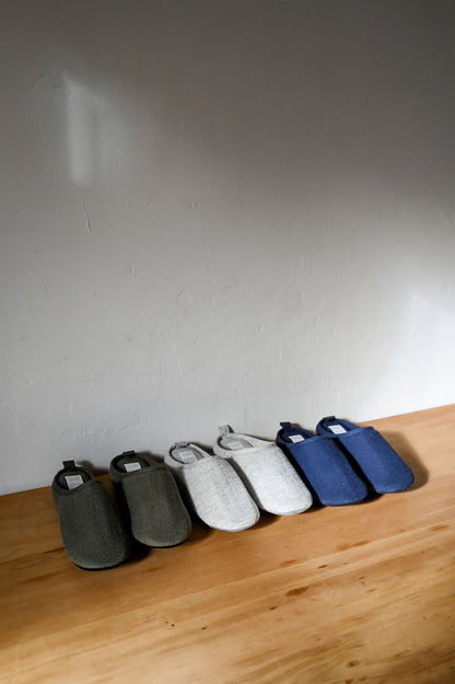 Kontex Moku Light Linen Slippers Khaki Large | Kontex | Miss Arthur | Home Goods | Tasmania