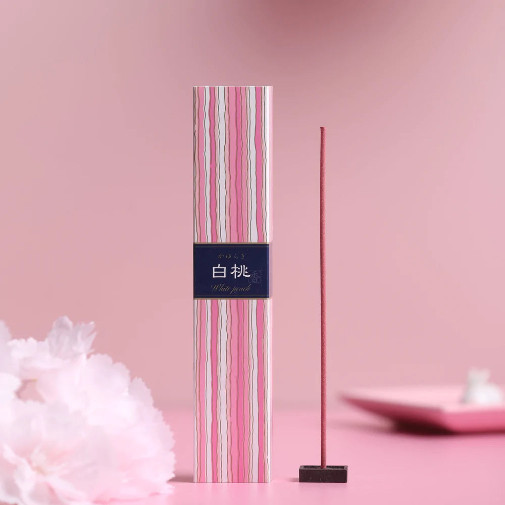 Kayuragi Incense Sticks White Peach | Nippon Kodo | Miss Arthur | Home Goods | Tasmania
