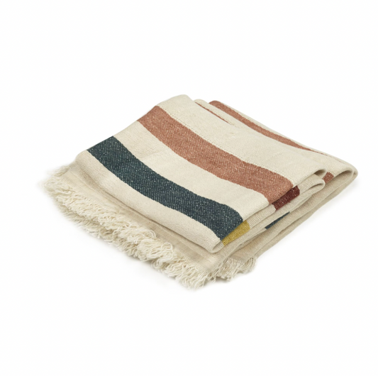 Libeco Belgian Towel Guest Towel Lake Stripe | Libeco | Miss Arthur | Home Goods | Tasmania