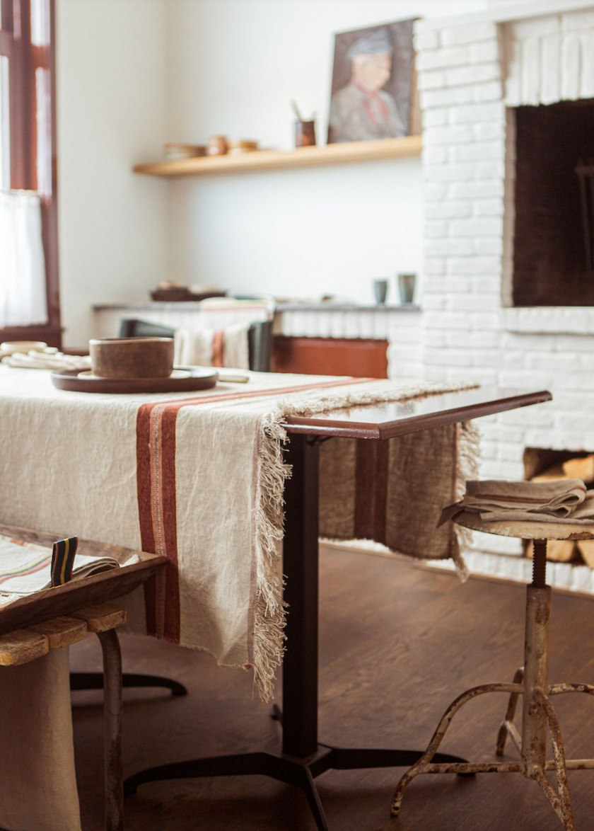 The Belgian Tablecloth Fisherman 140cm x 230cm | Libeco | Miss Arthur | Home Goods | Tasmania
