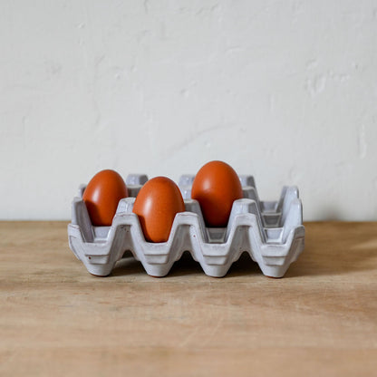 Egg Rack (12) White Full Glaze | Weston Mill Pottery | Miss Arthur | Home Goods | Tasmania
