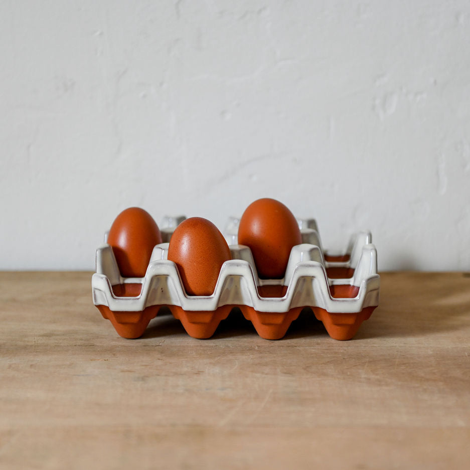 Weston Mill Pottery Egg Rack (12) Cream Glaze – Miss Arthur