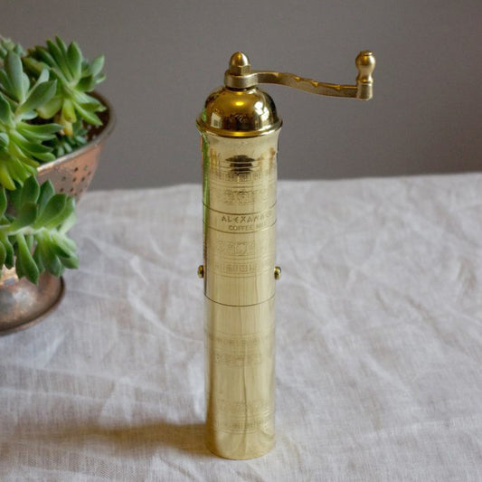 Alexander Brass Coffee Mill 004 | Alexander | Miss Arthur | Home Goods | Tasmania