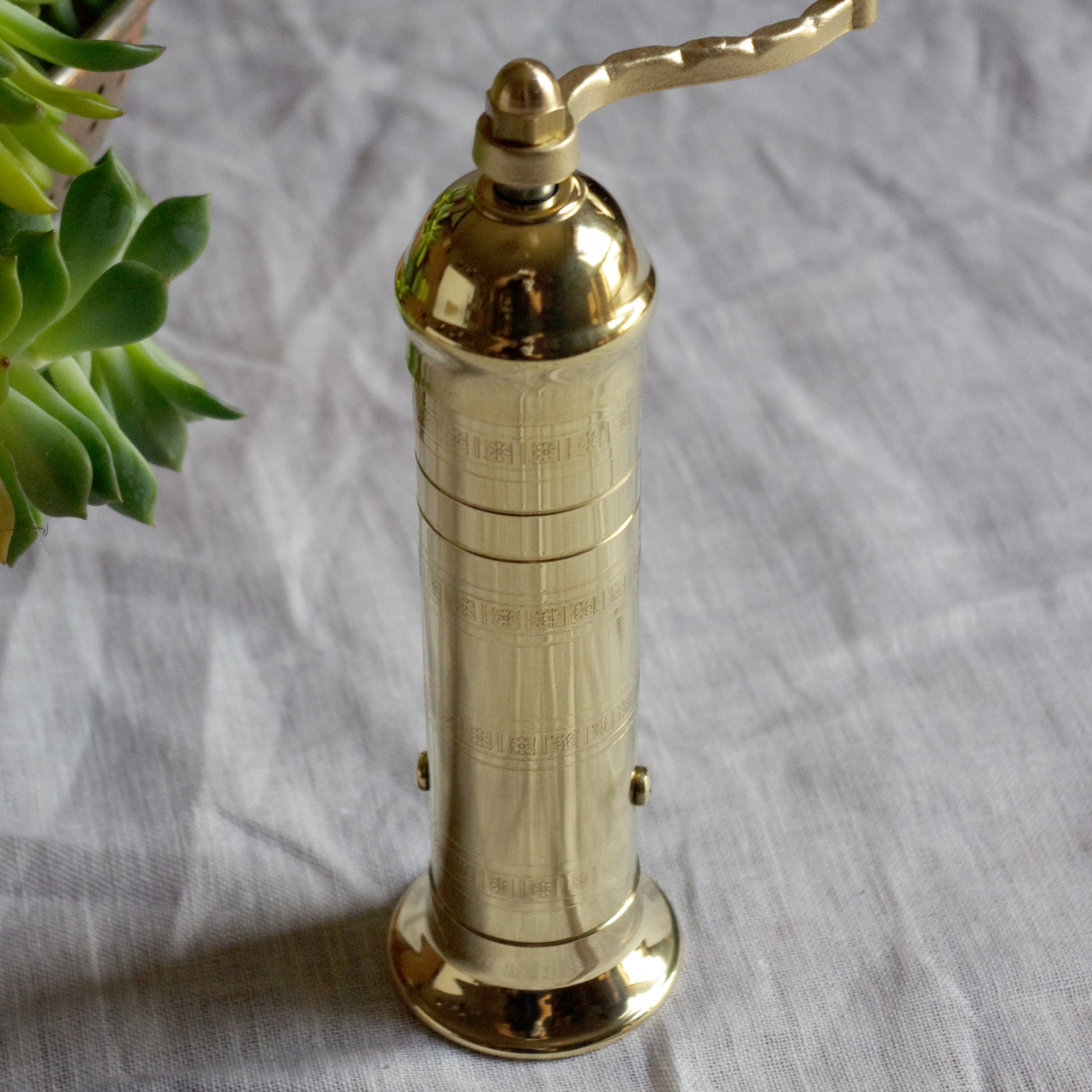 Alexander Brass Pepper Mill 103 Miss Arthur