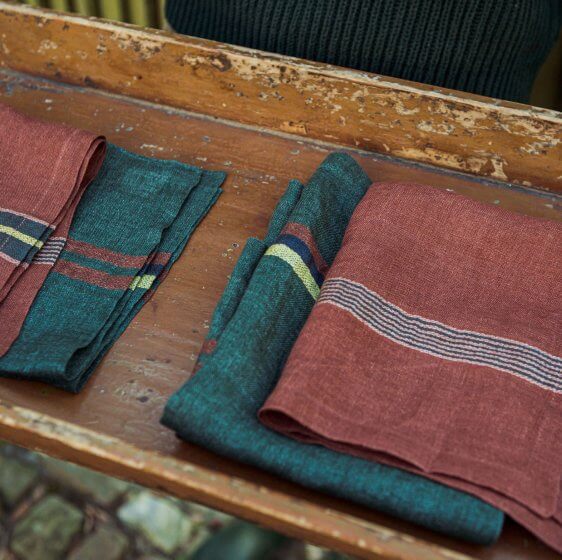 Banff Napkin Stripe | Libeco | Miss Arthur | Home Goods | Tasmania
