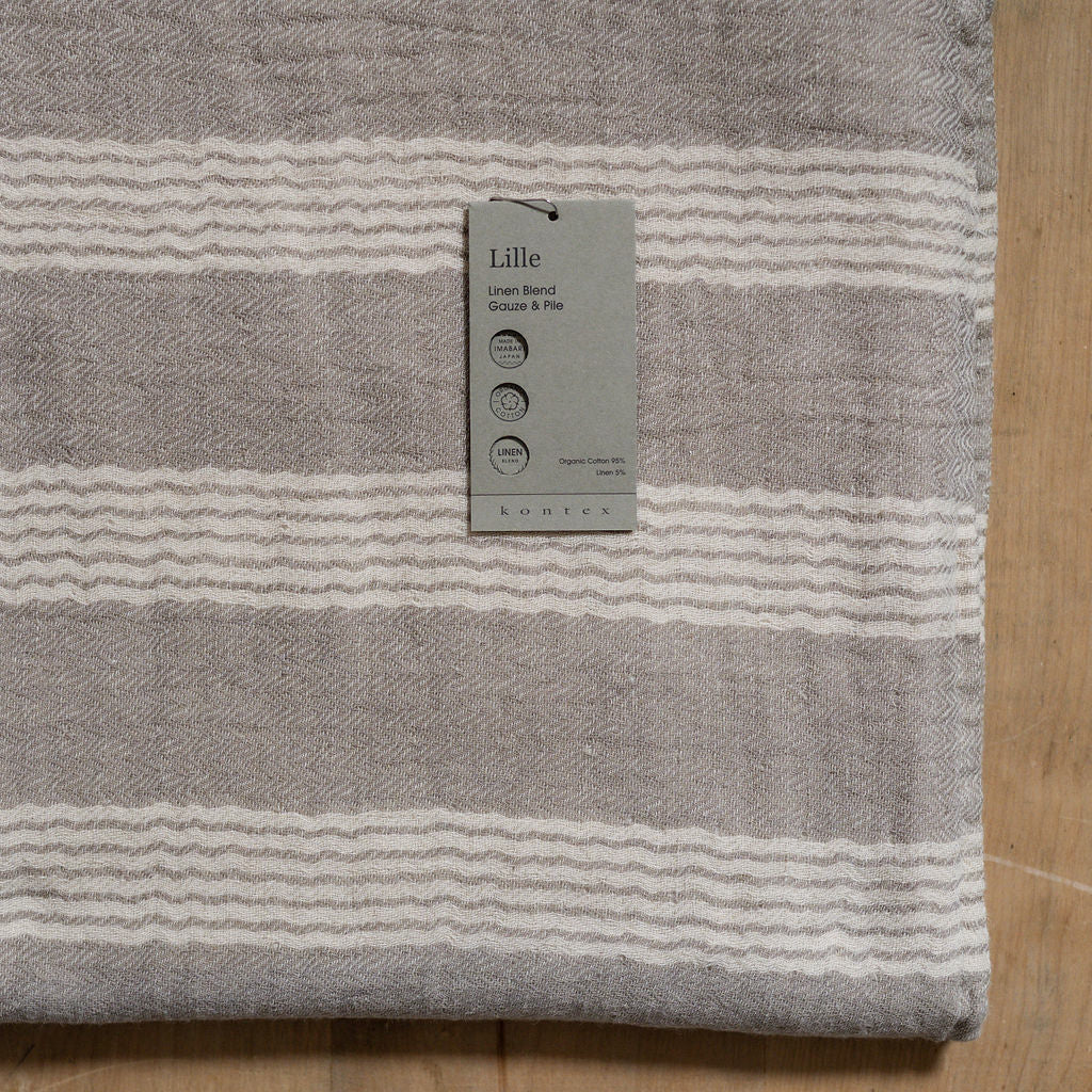 Kontex Lille Bath Towel Beige | Kontex | Miss Arthur | Home Goods | Tasmania