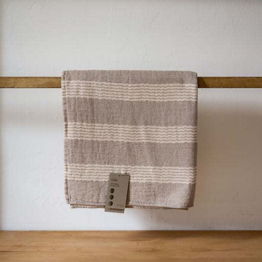 Kontex Lille Bath Towel Beige | Kontex | Miss Arthur | Home Goods | Tasmania