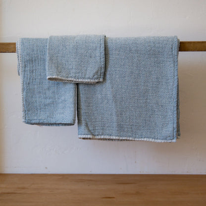 Kontex Claire Wash Cloth Blue | Kontex | Miss Arthur | Home Goods | Tasmania