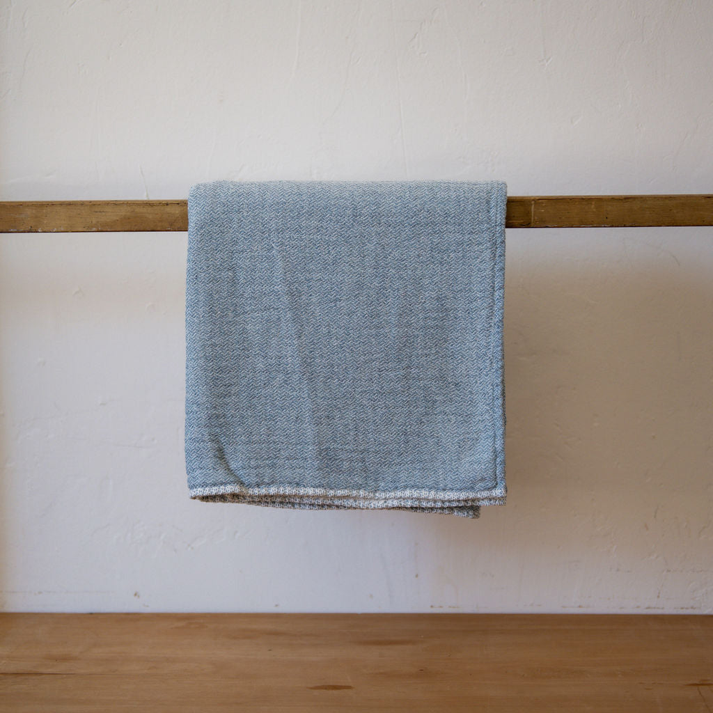 Kontex Claire Bath Towel Blue | Kontex | Miss Arthur | Home Goods | Tasmania