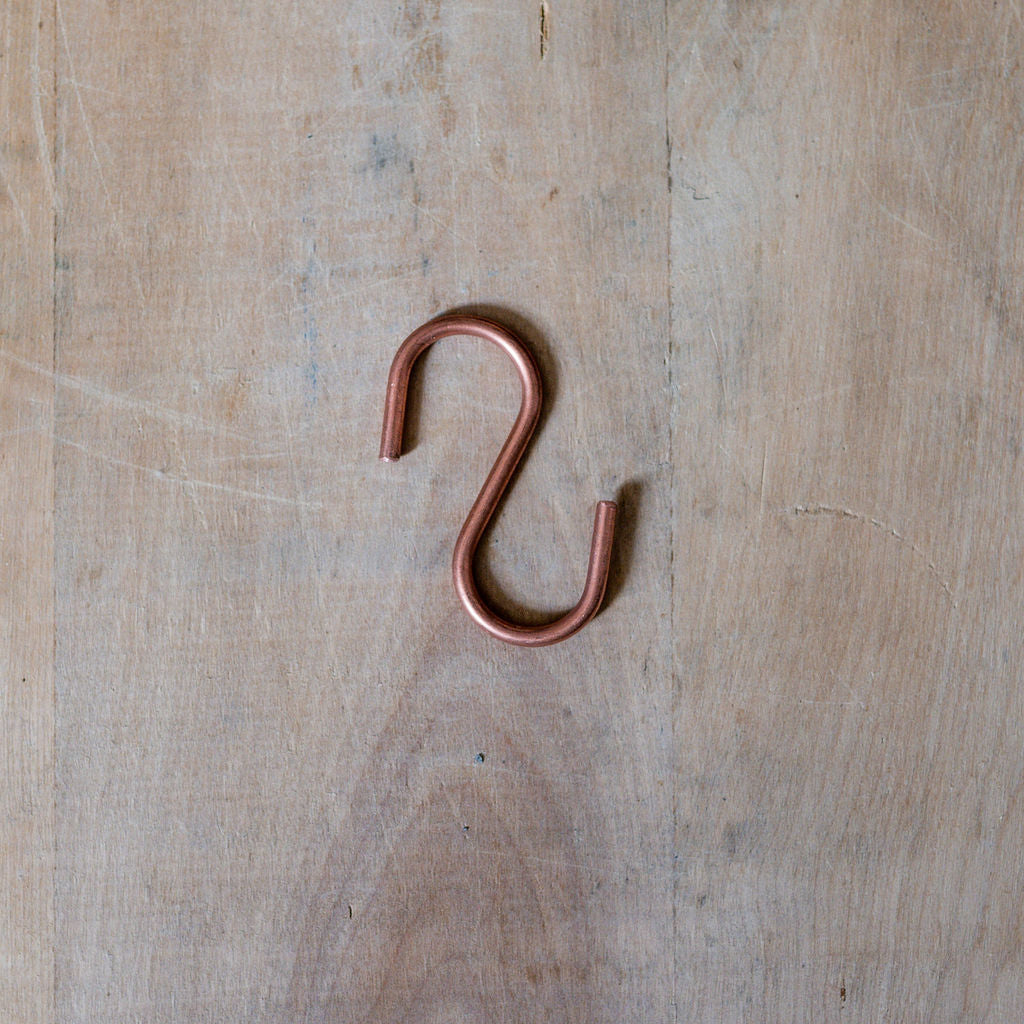 Mini S Hook Copper | Heaven in Earth | Miss Arthur | Home Goods | Tasmania