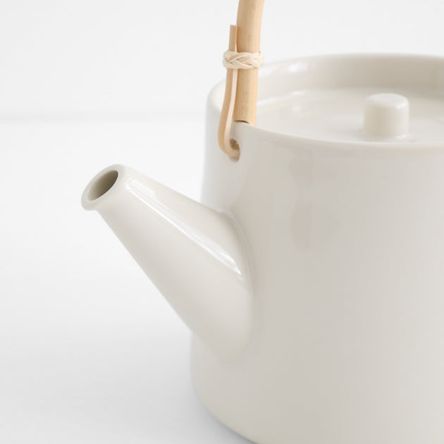 Teapot with Strainer White | DO Original | Miss Arthur | Home Goods | Tasmania