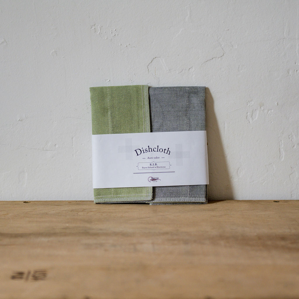 Rib Dish Cloth Pale Green | Nawrap | Miss Arthur | Home Goods | Tasmania