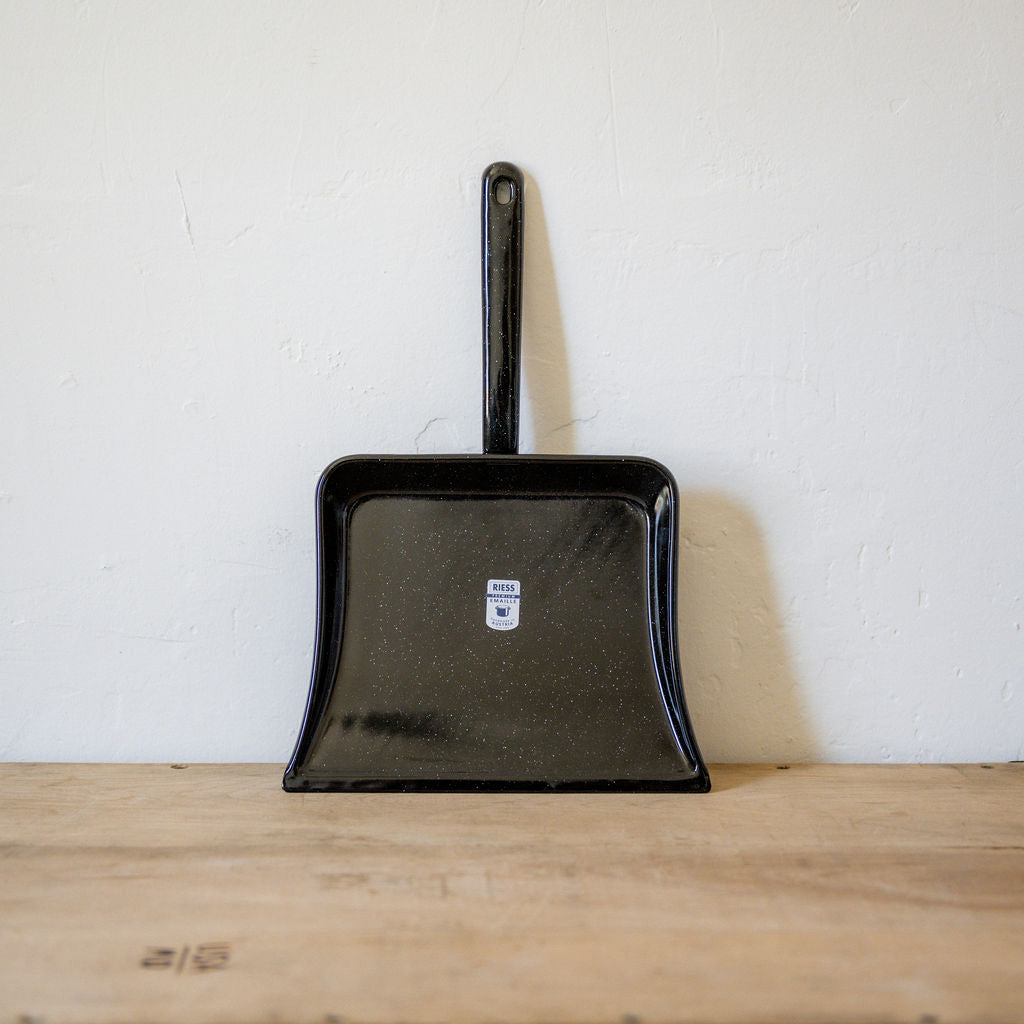 Riess Enamel Dustpan Black | Riess | Miss Arthur | Home Goods | Tasmania