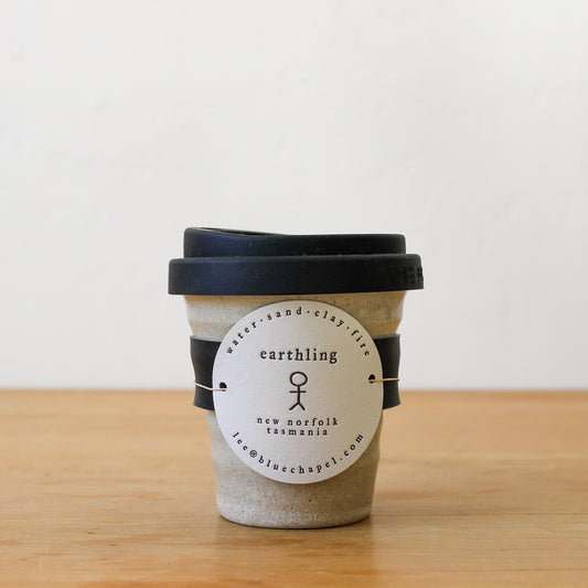 Pottery Earthling Cup Rustic Oatmeal | Earthling | Miss Arthur | Home Goods | Tasmania