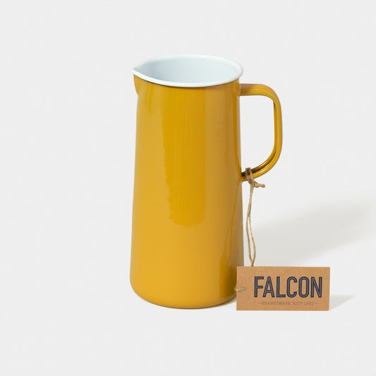 Falcon Enamelware Enamel 3 Pint Jug Mustard Yellow | Falcon Enamelware | Miss Arthur | Home Goods | Tasmania