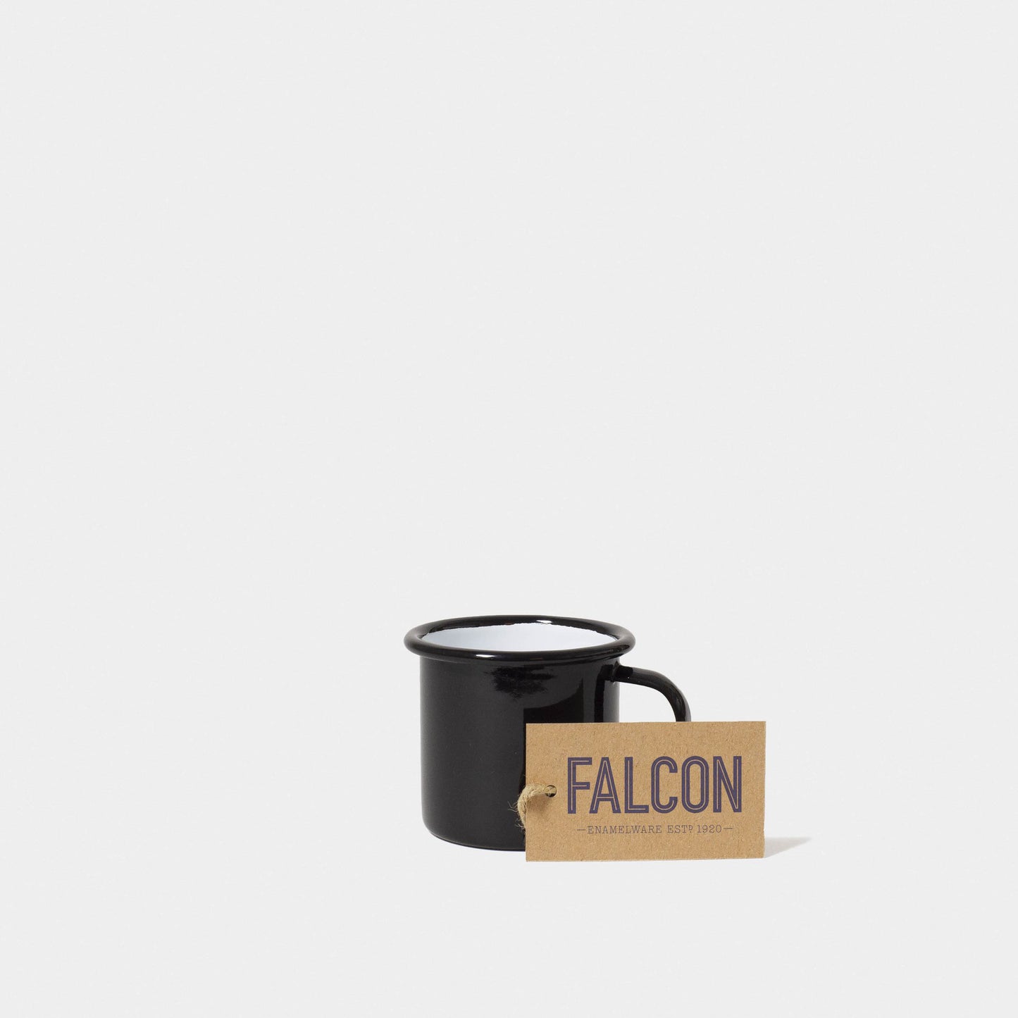 Falcon Enamelware Enamel Espresso Cup Coal Black | Falcon Enamelware | Miss Arthur | Home Goods | Tasmania