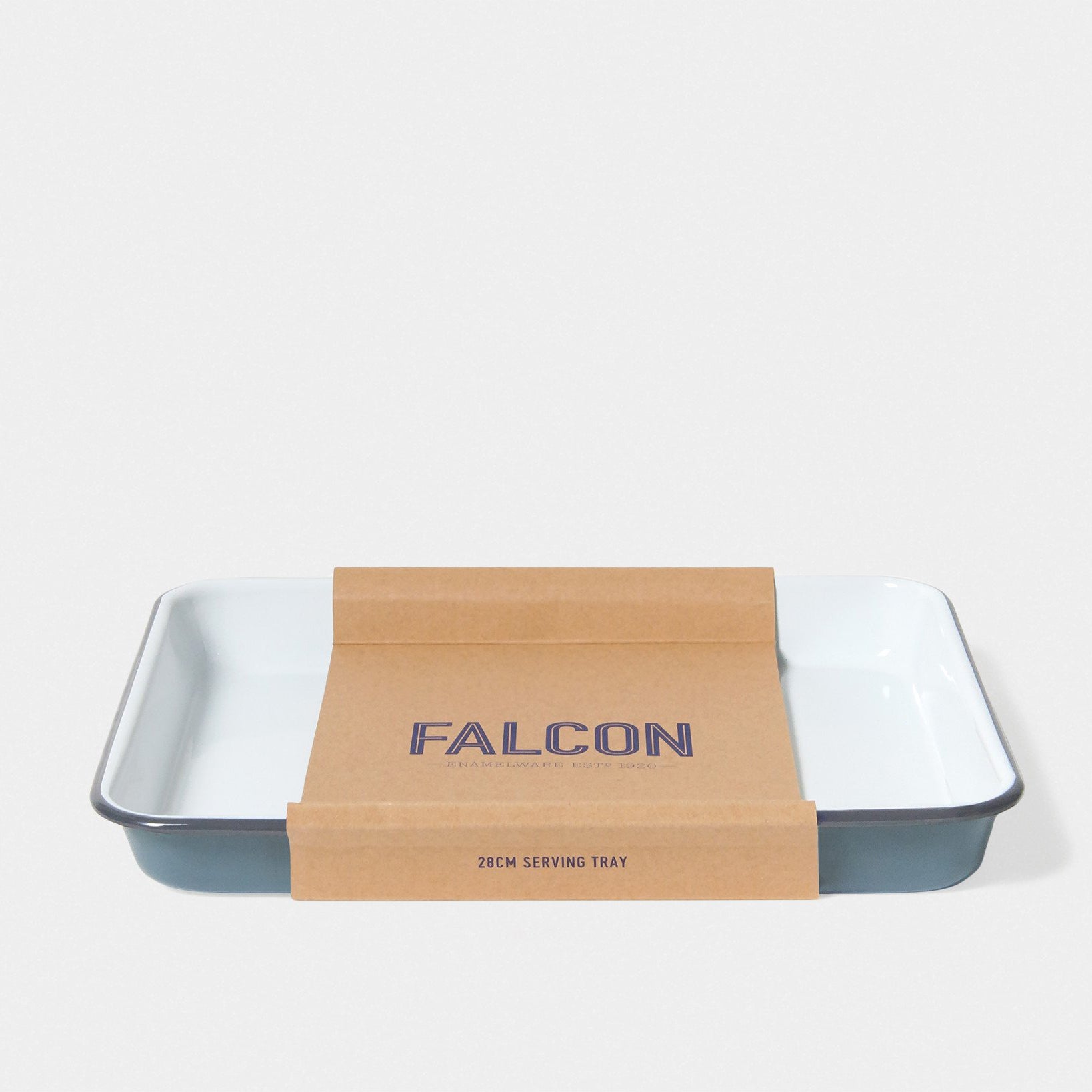 Falcon Enamelware Enamel Serving Tray Pigeon Grey | Falcon Enamelware | Miss Arthur | Home Goods | Tasmania