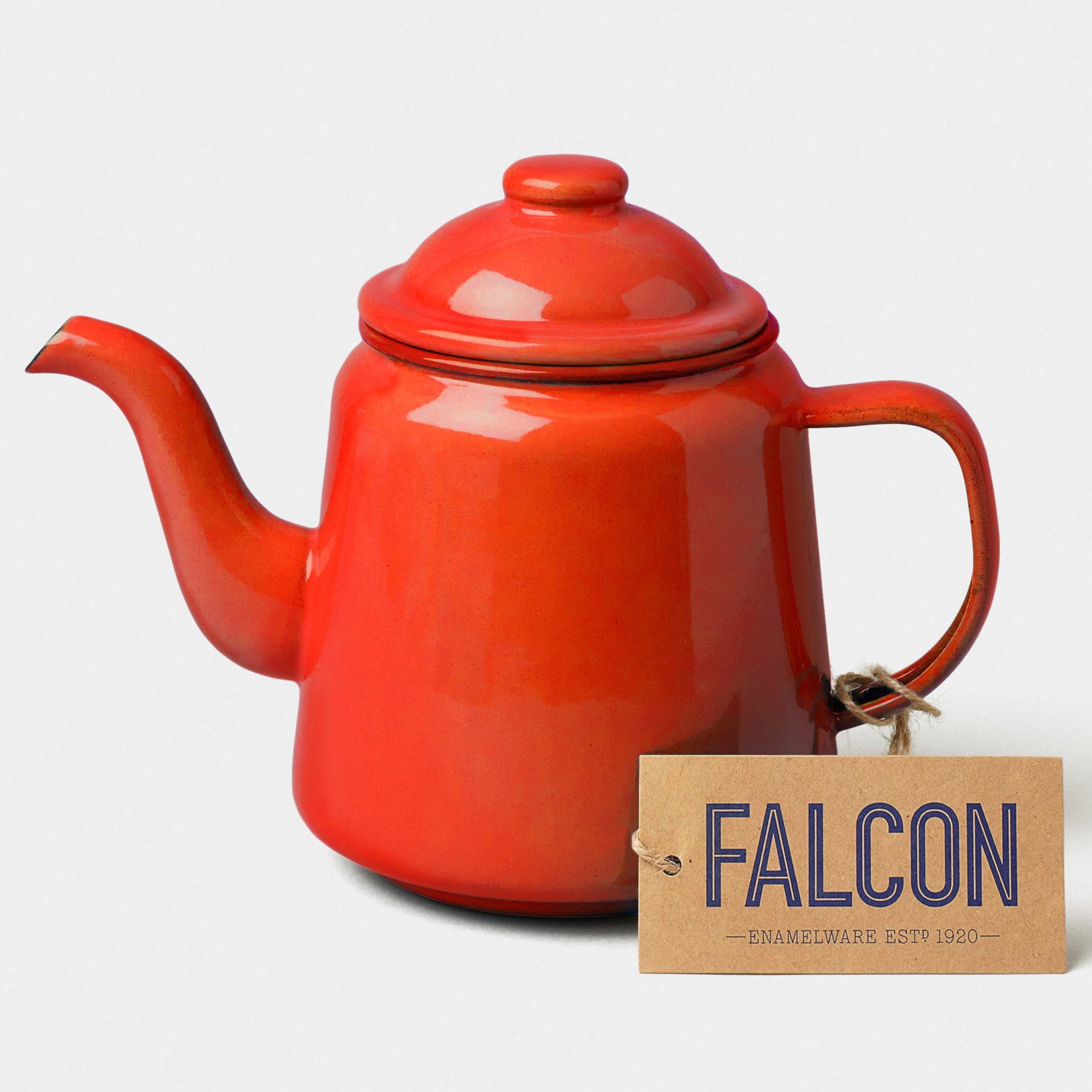 Falcon Enamelware Enamel Teapot Pillarbox Red | Falcon Enamelware | Miss Arthur | Home Goods | Tasmania