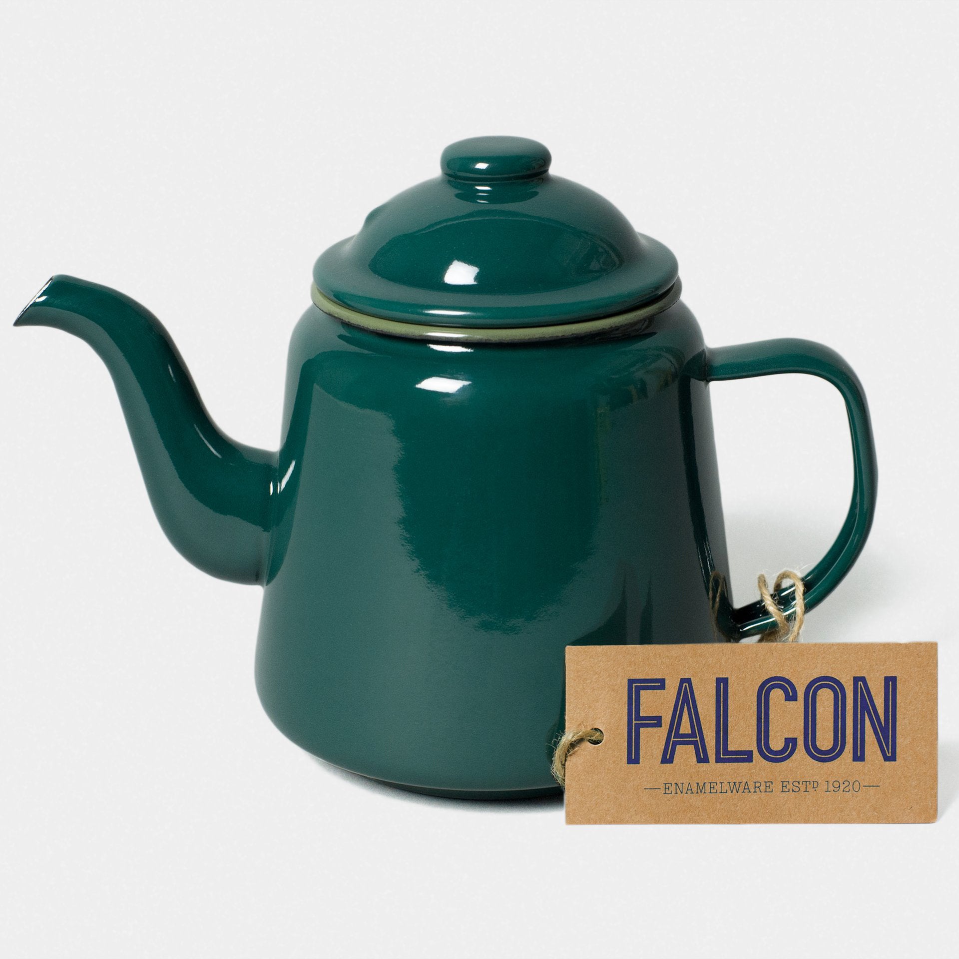 Enamel Teapot Samphire Green | Falcon Enamelware | Miss Arthur | Home Goods | Tasmania
