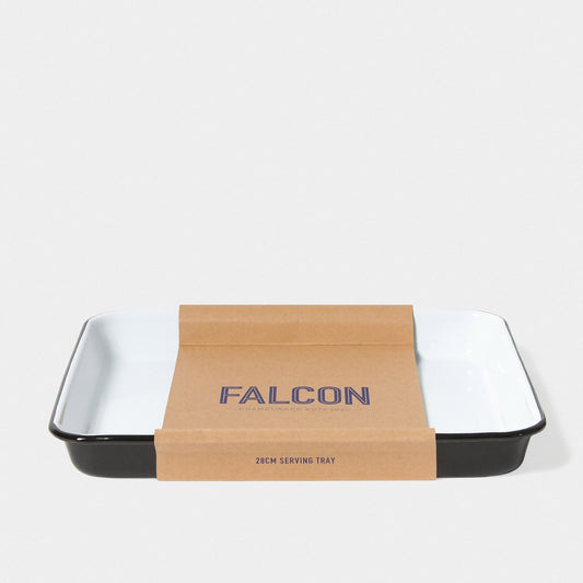 Falcon Enamelware Enamel Serving Tray Coal Black | Falcon Enamelware | Miss Arthur | Home Goods | Tasmania