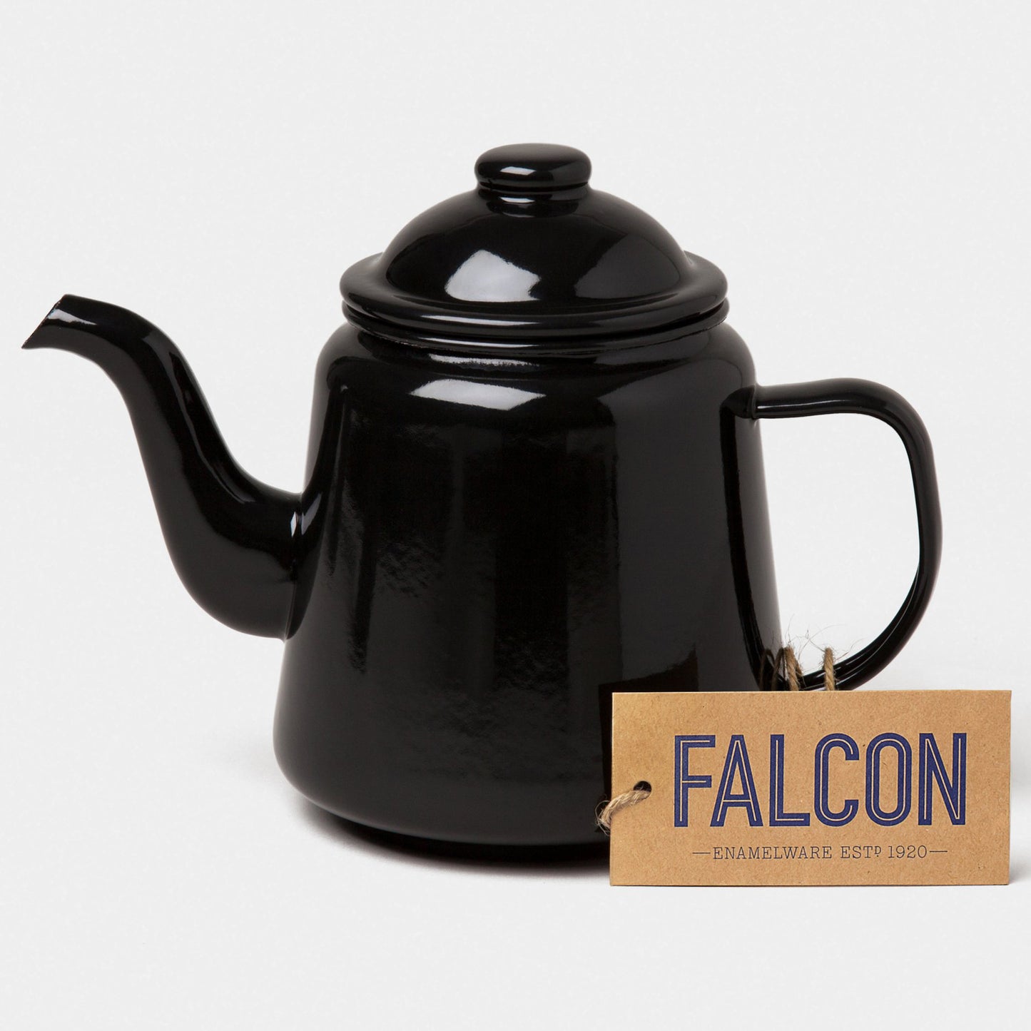 Falcon Enamelware Enamel Teapot Coal Black | Falcon Enamelware | Miss Arthur | Home Goods | Tasmania