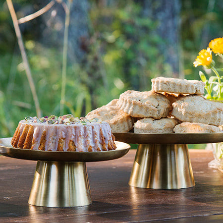 Fog Linen Work Brass Cake Stand Small | Fog Linen Work | Miss Arthur | Home Goods | Tasmania