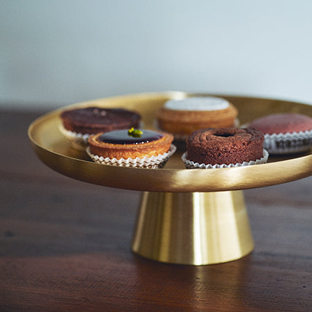 Fog Linen Work Brass Cake Stand Medium | Fog Linen Work | Miss Arthur | Home Goods | Tasmania