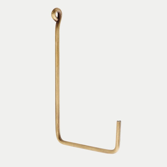 Fog Linen Work Brass Single Hook Medium | Fog Linen Work | Miss Arthur | Home Goods | Tasmania