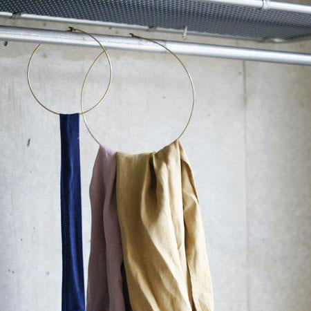 Fog Linen Work Brass Circle Hanger Medium | Fog Linen Work | Miss Arthur | Home Goods | Tasmania