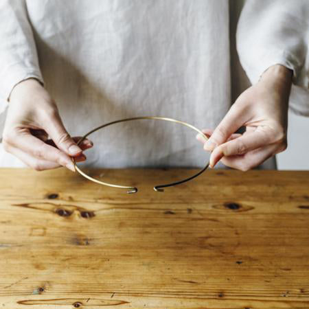 Fog Linen Work Brass Circle Hanger Medium | Fog Linen Work | Miss Arthur | Home Goods | Tasmania