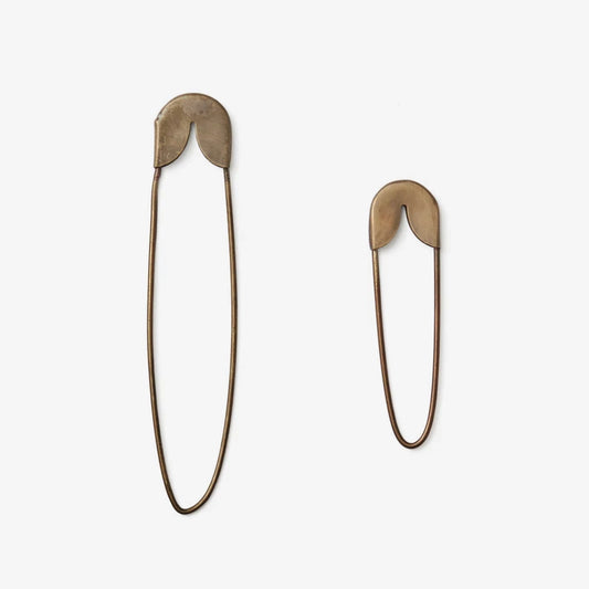 Fog Linen Work Brass Safety Pin Small | Fog Linen Work | Miss Arthur | Home Goods | Tasmania