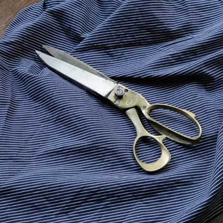 Fog Linen Work Rustic Brass Scissors Large | Fog Linen Work | Miss Arthur | Home Goods | Tasmania