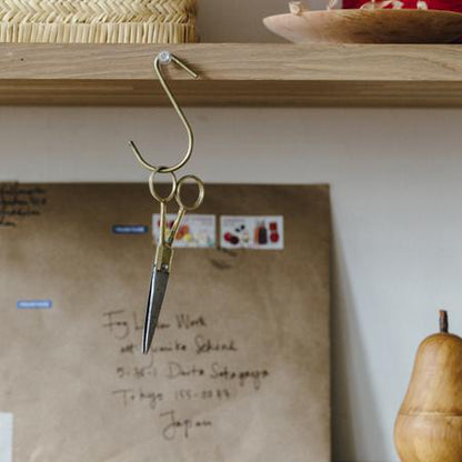 Fog Linen Work Rustic Brass Scissors Small | Fog Linen Work | Miss Arthur | Home Goods | Tasmania