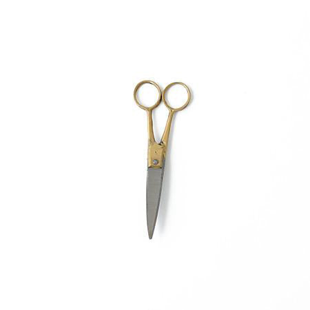 Rustic Brass Scissors Small | Fog Linen Work | Miss Arthur | Home Goods | Tasmania