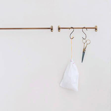 Fog Linen Work Brass Towel Bar Small | Fog Linen Work | Miss Arthur | Home Goods | Tasmania