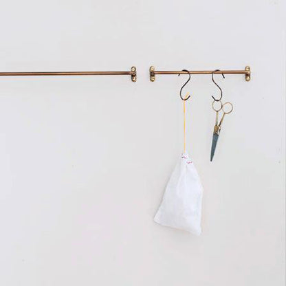 Fog Linen Work Brass Towel Bar Small | Fog Linen Work | Miss Arthur | Home Goods | Tasmania